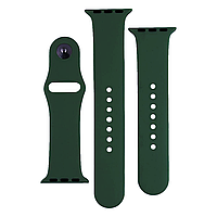 Ремінець Silicone Apple Watch 42 mm / 44 mm / 45 mm / 49 mm, Army green