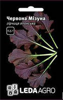 Семена Красная Мизуна японская горчица, 0,5 г скороспелая горчичная салатная культура LEDAAGRO