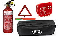 Набор автомобилиста техпомощи для Kia стандарт с логотипом авто на сумке