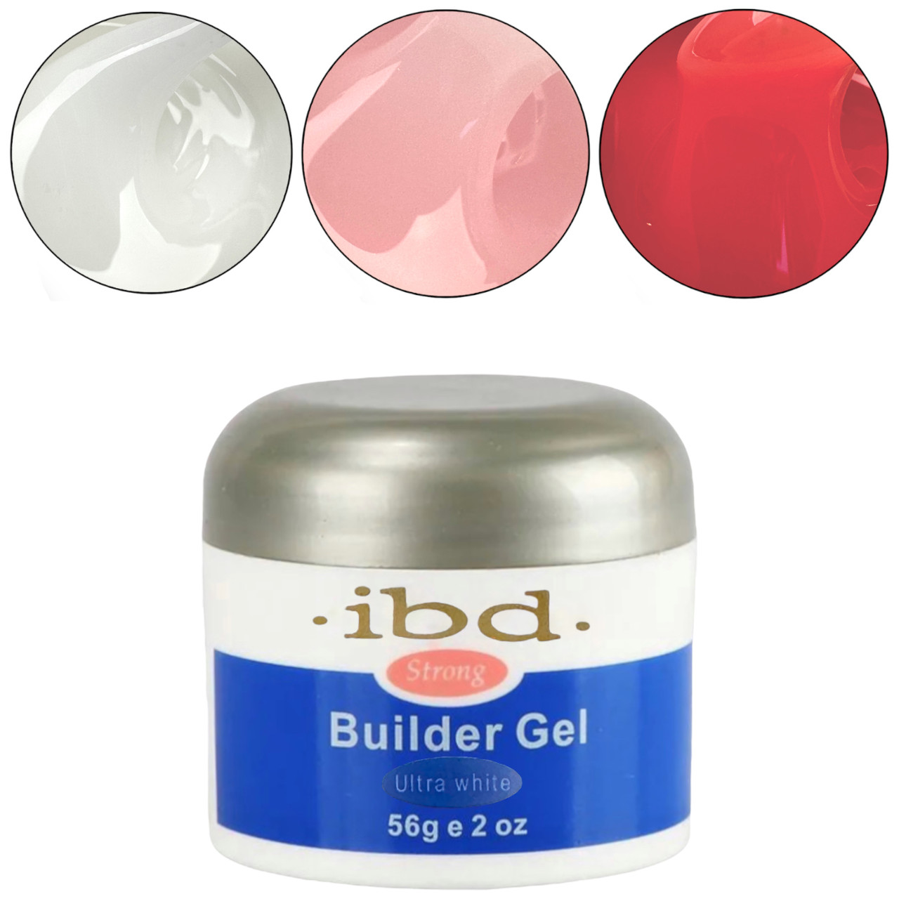 Гель для нарощування та зміцнення нігтів Builder gel IBD, 56 мл.