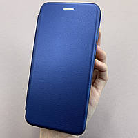 Чехол-книга для Samsung Galaxy A30s книжка с подставкой на телефон самсунг а30с синяя stn