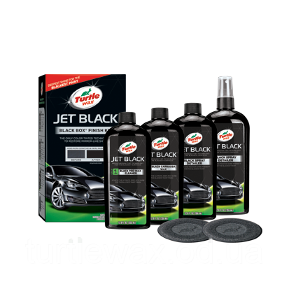 Набір Black Box Turtle Wax для чорних авто.