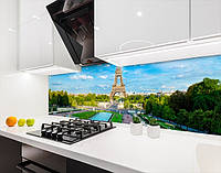 Наклейка на кухонный фартук 60 х 200 см, фотопечать с защитной ламинацией Эйфелева башня (БП-s_ar353)