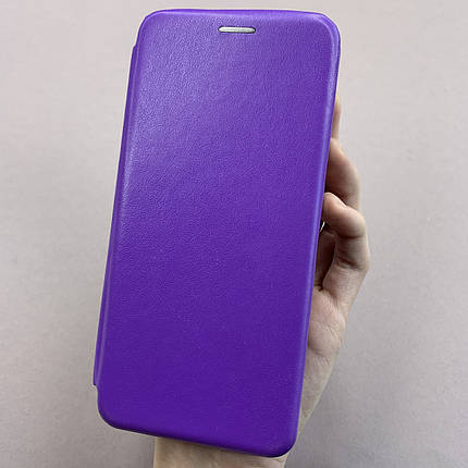 Чохол-книга для Xiaomi Redmi Note 9 книжка з підставкою на телефон сяомі редмі нот 9 фіолетова stn, фото 1
