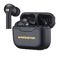 Навушники Bluetooth Monster XKT02 Wireless Bluetooth 5.1 Gaming earbuds 300mAh Black