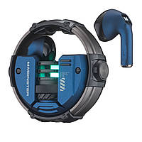 Наушники Bluetooth Monster XKT10 Wireless Bluetooth 5.2 Gaming earbuds 300mAh Blue
