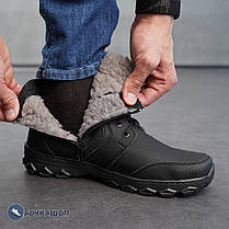 Чоловічі черевики зимові з якісної еко шкіри, фото 3