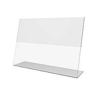 Менюхолдер EKOSTAR, тейбл тент А3 L-обр горизонтальний