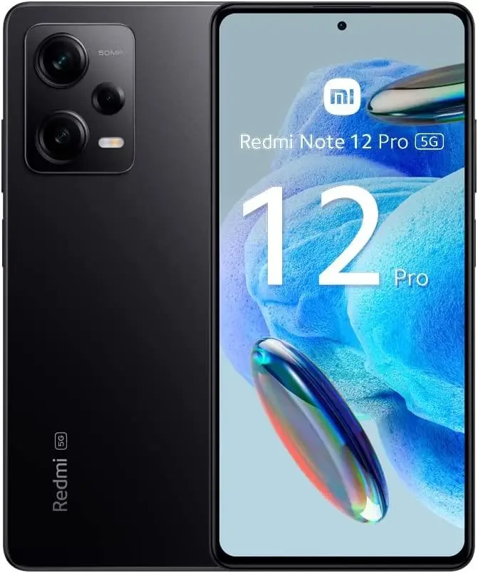 Смартфон Xiaomi Redmi Note 12 Pro 8/128GB Black (Global), NFC, 50+8+2/16Мп, Dimensity 1080, AMOLED 6.67"