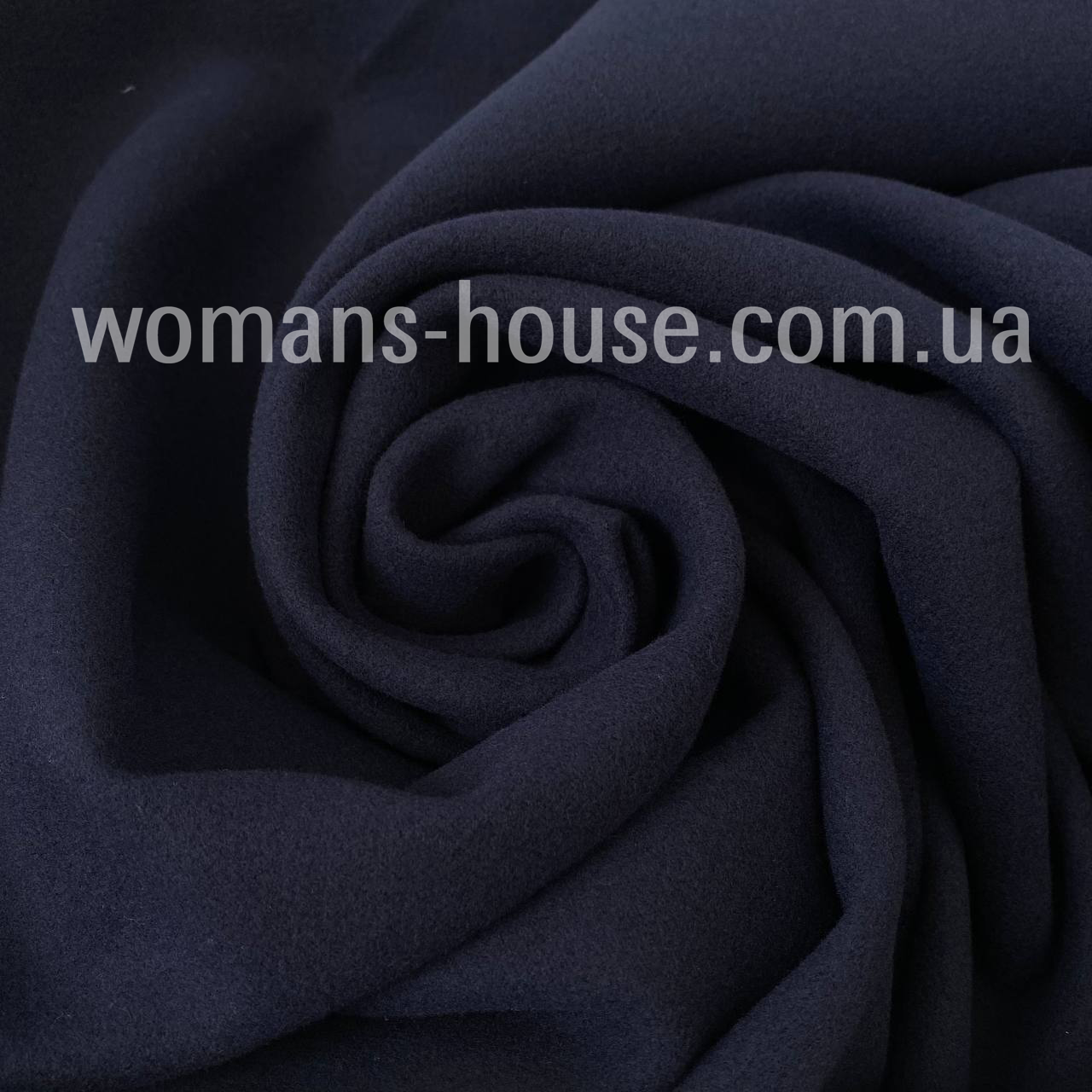 Ткань кашемир (пальтовая) Темно-синий (ID#738402818), цена: 244.40 ...