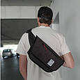 Сумка чоловіча містка через плече із поліестеру "Cross body bag" від німецького бренду Troika, фото 2