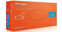 Медицинские, неопудренные, латексные перчатки Mercator Medical - Dermagel coated (Размер М) 100 шт.