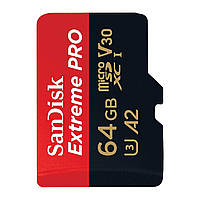 Карта памяти SanDisk Extreme Pro 64GB Micro SD (SDXC)