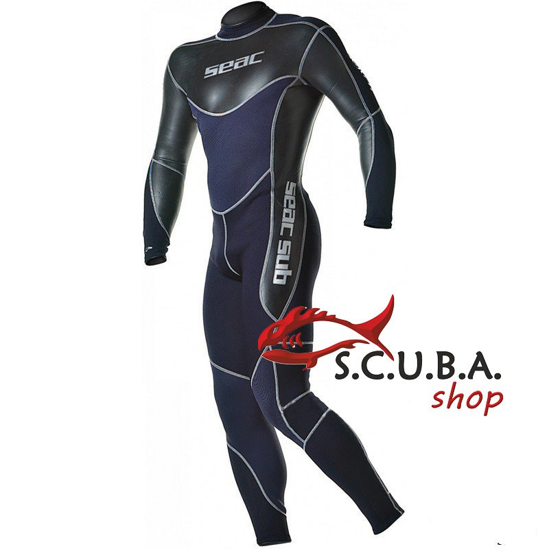 Гідрокостюм чоловічий для дайвінгу Seac Sub FIT BODY 1,5 мм