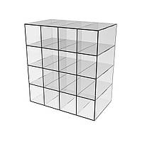 Підставка EKOSTAR для ручок, олівців, маркерів 16 клітинок