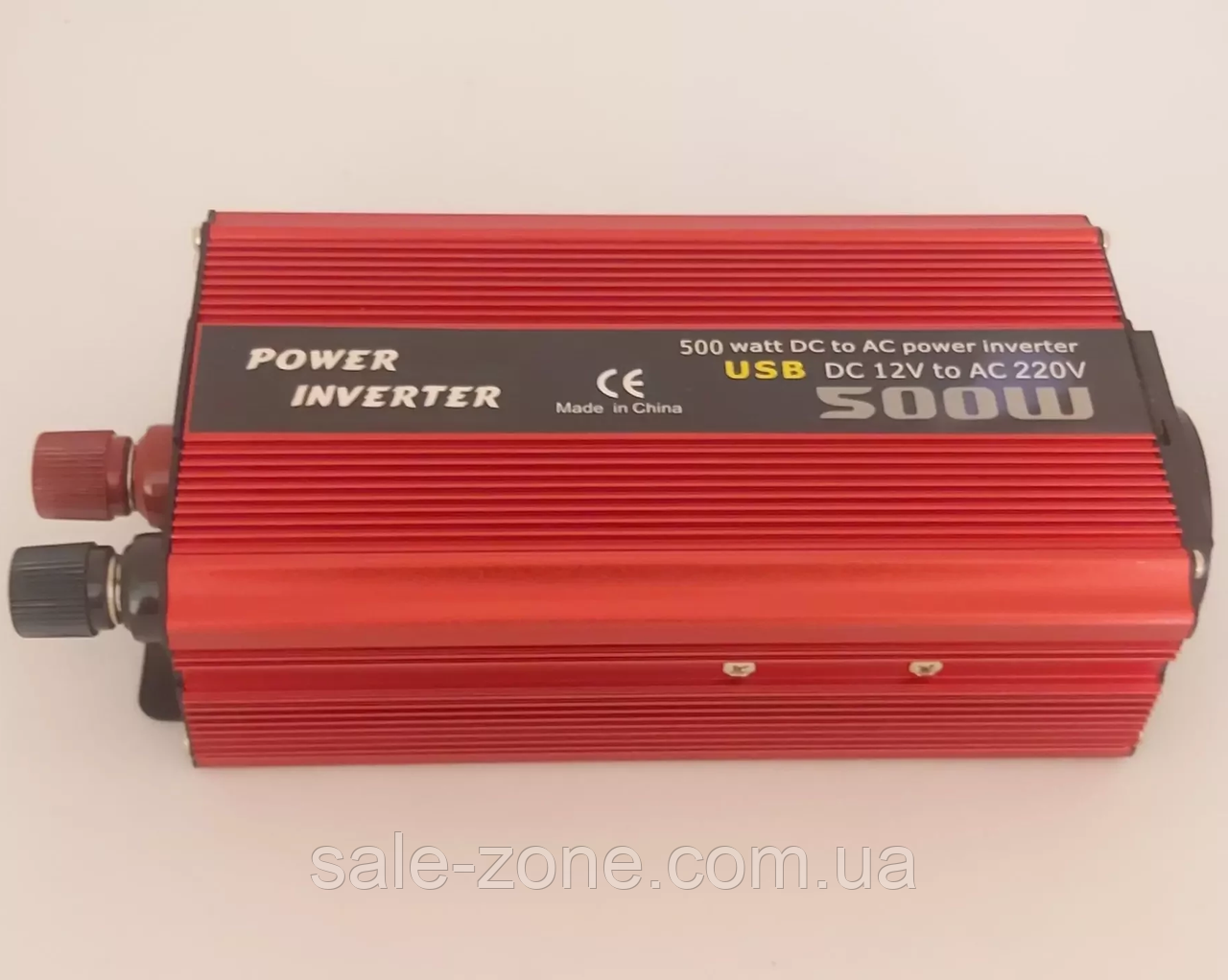 Інвертор напруги Wave Inverter 500 Вт (12-220В) Червоний