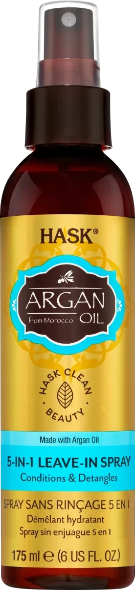Відновлюючий спрей з аргановим маслом HASK Leave-In Argan 5-in-1, 1755 мл