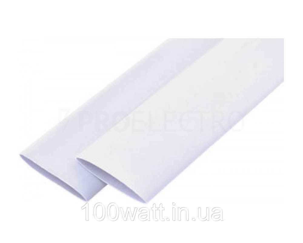 Трубка термоусадкова 10/5 мм біла (термотрубка) 51796, фото 1