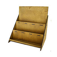 Підставка EKOSTAR під шоколад, коричнева 400*400*270 мм