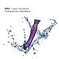 Смарт вібратор точки G з пульсацією, вібрацією та нагріванням 3в1 Zalo Queen Twilight Purple Swarovski, 22х3,3 см., фото 7