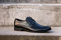 Кожаные черные туфли Tapi польского производителя 41 42 размер