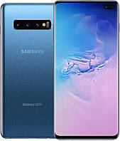 Смартфон Samsung Galaxy S10+ (SM-G975U) 128gb 1sim Blue, 12+16/10+8Мп, 6,4", Snapdragon 855, 4100mAh, 12 міс