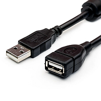 Кабель подовжувач USB 2.0 AM/AF 1.5M EXTRADIGITAL Black