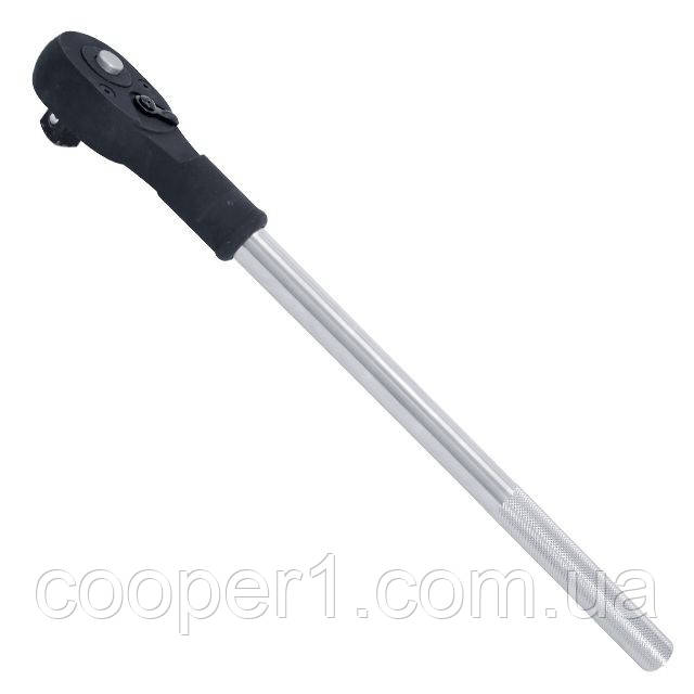 Рукоятка із храповим механізмом 3/4", 500 мм Проф INTERTOOL ET-7005