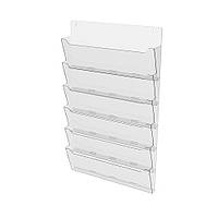 Кишеня буклетниця EKOSTAR А4 6 ярусна 600х900