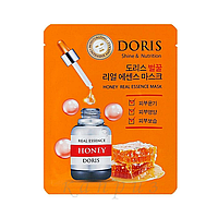 Тканевая маска Doris Honey для лица ампульная с экстрактом меда Real Essence Mask 25 мл