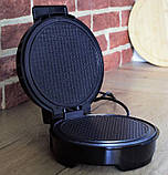 Вафельниця для тонких вафель Edenberg EB-64409 1500 Вт для ріжків трубочок з антипригарним покриттям Чорний, фото 2