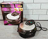 Вафельниця для тонких вафель Edenberg EB-64409 1500 Вт для ріжків трубочок з антипригарним покриттям Чорний, фото 9