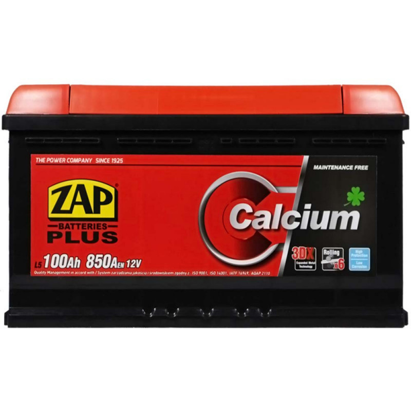 Автомобільний акумулятор ZAP Plus 100Ah 850A L+ (L5)