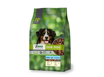 Екко-Гранула — Сухий корм для дорослих собак середніх та великих порід із рибою 10 кг