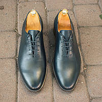 Туфли оксфорды - это о качестве и изысканном стиле. Мужская обувь синего цвета.