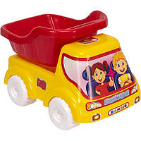 Детская игрушечная машинка в виде самосвала №1 с рисунком детей BS-3681