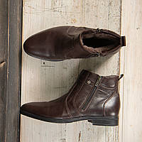 Классические мужские ботинки коричневого цвета! Удобно и стильно!