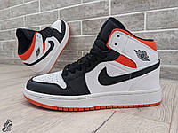 Стильные женские кроссовки Nike Air Jordan 1 Retro \ Найк Аир Джордан 1 Ретро