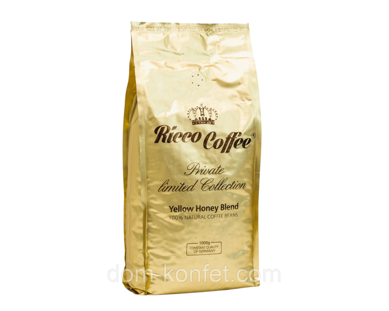 Кофе в зернах Ricco Coffee Yellow Honey Blend 1 кг пачка - фото 1 - id-p661545816