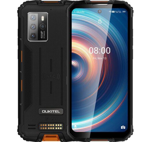 Смартфон Oukitel WP10 5G 8/128GB Orange, 48+13+2+2/16Мп, 6.67" IPS.
