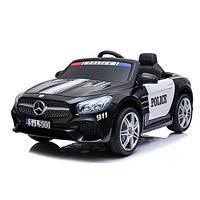Детский электромобиль с музыкой Mercedes SL500 Police Bambi M 4866EBLR-2-1 Черный