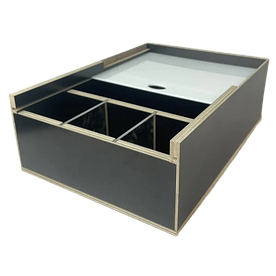 Органайзер Каса для кав'ярні 28 на 20 см Чорна