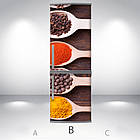 Наклейки на холодильник вінілова, спеції, 180х60 см - Лицьова (В), з ламінуванням, фото 2