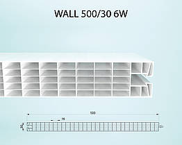 Фасадна модульна система WALL 500/30мм 6W прозрачная