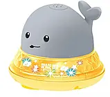 ОПТ Кит фонтан Плавальна іграшка для ванної інтереативна музична іграшка на колесах зі світлом, фото 7