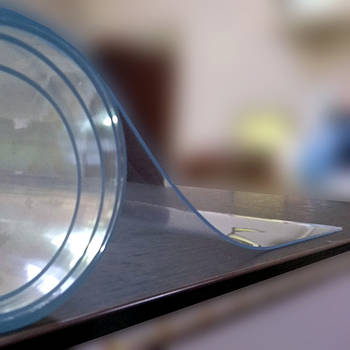 Силіконове м'яке скло прозора захисна скатертини для столу і меблів (60 х 100 см) товщина 1 мм