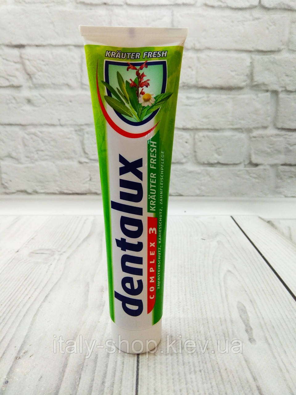 Зубна паста Dentalux Complex 3 Herbal Fresh свіжість трав125 мл, Німеччина, фото 1