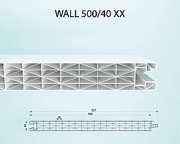 Фасадна модульна система WALL 500/40мм ХХ опал