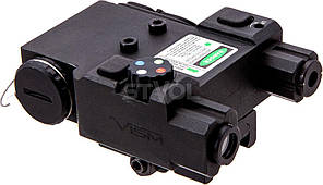 Лазерний цілевказівник NcStar, зелений, 4 кольори підсвічування