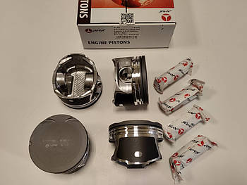 Комплект поршнів (анодовані) з пальцями (4 шт.) AMP PX-CHE-4A-1590-000 (81.60) STD для Lacetti 1.8 T18SED